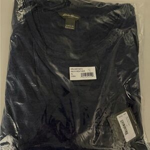 Eddie Bauer Dark Blue Pajama Top